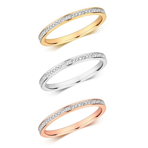 Bague femme eternité - eternité, or