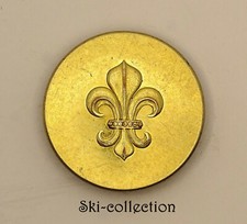 Bouton avec Fleur de lys. France XIX°s. 22 mm