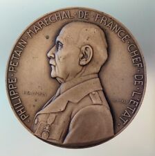 B7212 France Médaille Maréchal Pétain Turin 1941 