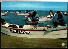 CPSM  --   CAEN  PECHEURS AUX MOULES  BATEAU MON ESPOIR GROS PLAN  232.E