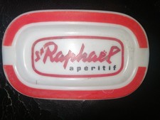 Cendrier publicitaire vintage St Raphaël apéritif — plastique années 60-70 —...