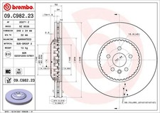 DISQUES DE FREIN BREMBO - 09.C982.23