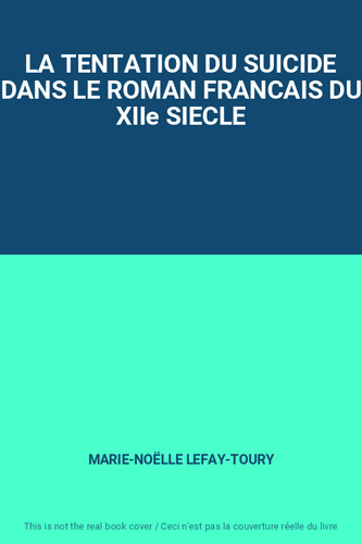 Tentation suicide dans - tentation,