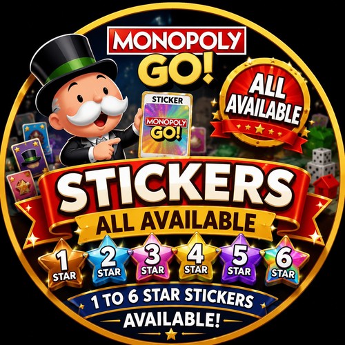 Monopoly sticker all - monopoly, go