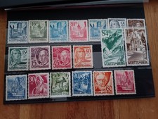 Timbres anciens Allemagne Wurtemberg 1945-1950 # 293