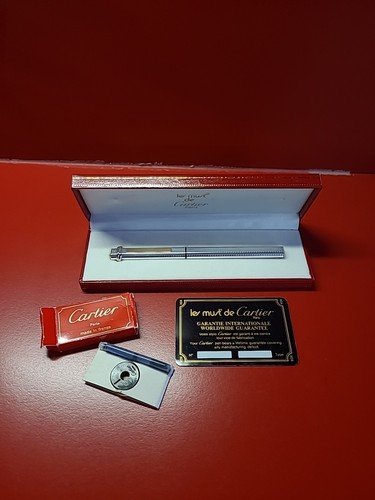 Stylo plume cartier argent - stylo,