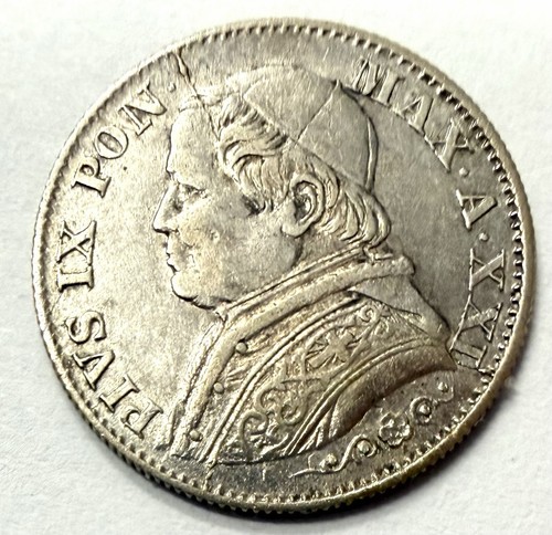 Pièce soldi 1866 vatican - 5, r
