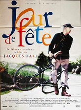 Affiche Cinéma JOUR DE FÊTE 120x160cm Poster / Jacques Tati
