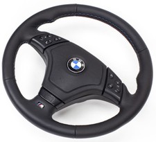 Cuir Volant Cuir Multifonction pour BMW E46 Avec Airbag