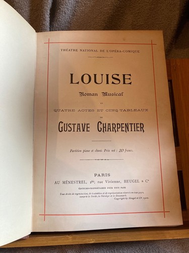 Gustave charpentier louise - charpentier,