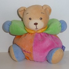 Doudou Ours Kaloo - Vert rose