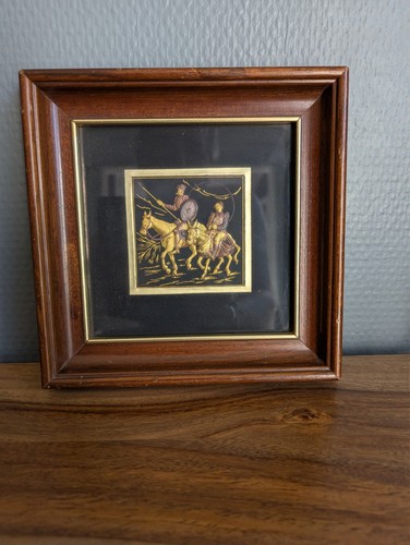 Tableau damasquiné