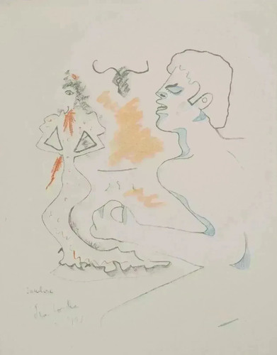 Jean cocteau lithographie - cocteau,