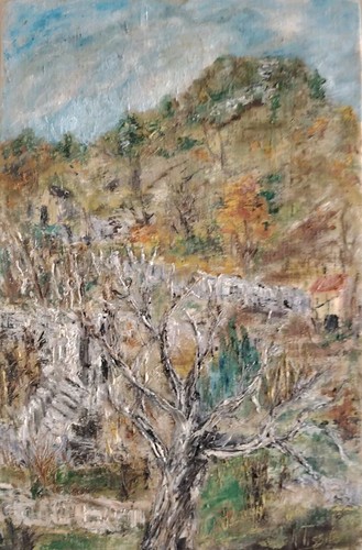 Jolie gouache tissié - jolie,