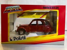 POLISTIL 02117 Serie S 1/25 CITROEN 2 CV rouge Boite Vintage 1983 - Neuve