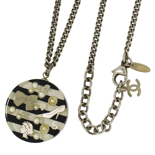 Collier chanel fausse perle - chanel,