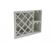 Poupées Maison Vin Blanc Rack