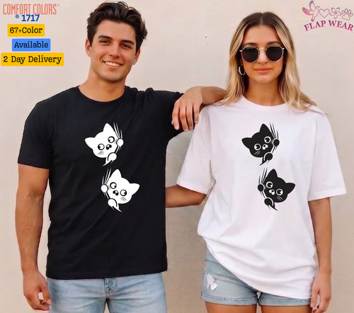 Unisex cute kitten shirt - unisex,