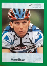 CYCLISME carte cycliste TYLER HAMILTON équipe US POSTAL 2000