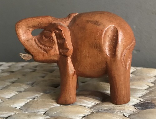Statue éléphant bois - éléphant, en