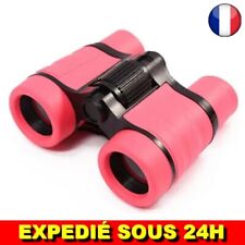 ✅ Jumelle Télescope 4x30 Rose Enfants Binoculaire Optique Pliante Observation