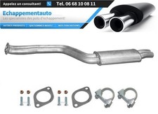 BMW 3 E46 320 325 330 (2000-2007) Silencieux avant d'échappement avec homolog E