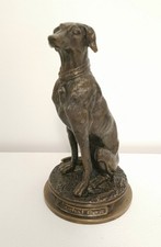 Bronze Animalier Chien Sloughi F SOUCHAL