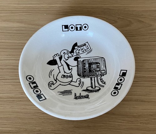 Cendrier loto barberousse - loto, noir