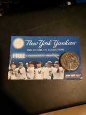 New York Yankees 2004 Commemorative Medallion Coin New York Post Rare