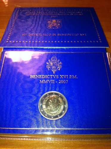Blister euro vatican 2007 - 2, 80
