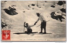 65 CAUTERETS - une chute en ski