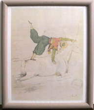 DESSIN ACROBATIE CAVALIER SUR