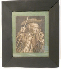 Gravure le vieil homme du