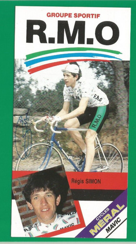 Cyclisme carte cycliste - cyclisme, regis