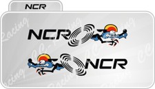 2 Autocollants Écussons NCR