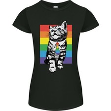 T-Shirt Femme Petite Coupe LGBT Gay Pride Day Awareness