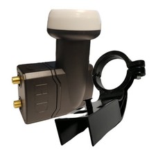 Sky Freesat MK4 Twin Satellite LNB POUR SKY + HD FREESAT + support adaptateur