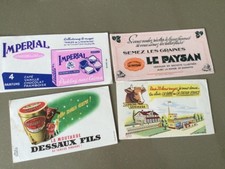 lot  4 anciens buvards