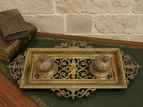 Encrier bronze datant - encrier, bronze,
