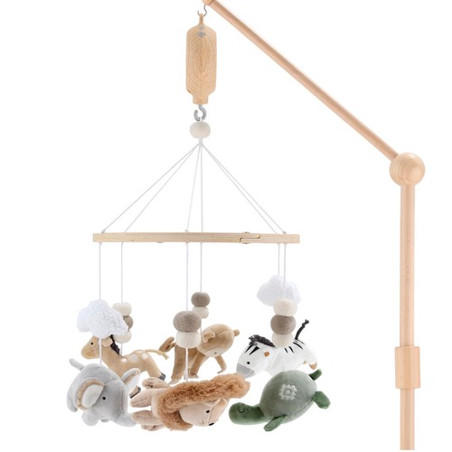 Baby crib mobile wooden - baby,