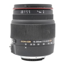 Objectif Zoom Sigma 18-200Mm Dc Os Hsm 3.5-6.3 Ii 18-200 Mm - Nikon Af Ovp