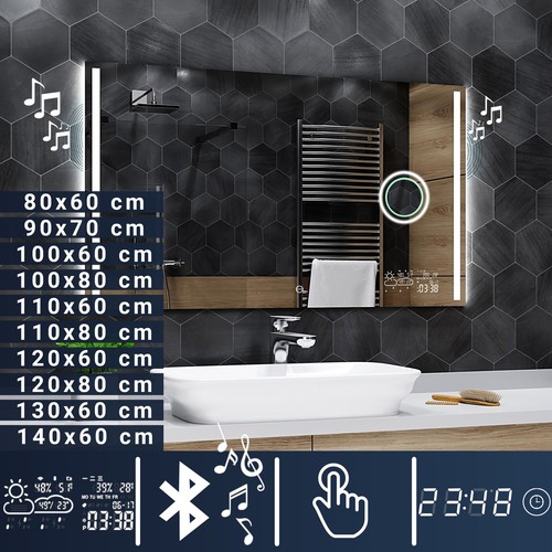 Miroir salle bain lumineux - salle, de