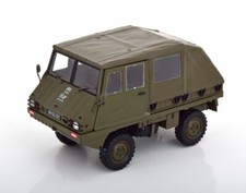 Schuco Steyr Puch Haflinger OBH 1975 VERT MILITAIRE 1/18 Échelle Neuf !