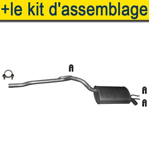 Silencieux arrière avec kit