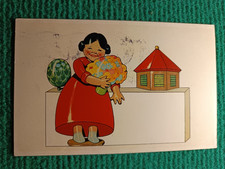 CPA - ILLUSTRATEUR DONDORF - FILLE ET MAISON EN JOUET - N° 385