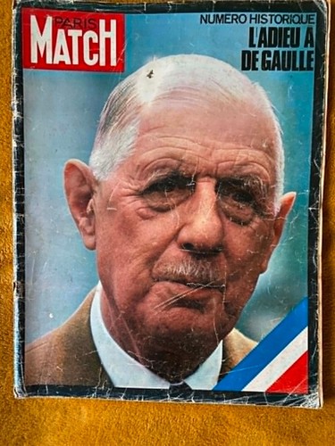 Adieu de gaulle - adieu, à