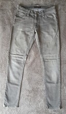 Jeans NUDIE Skinny Thight Long John Gris écru W29 L32 Extensible