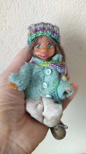 Mini poupée articulée - poupée,
