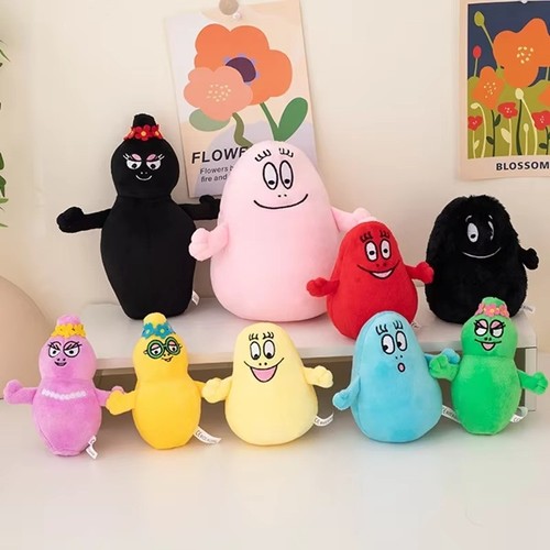 Cartoon barbapapa plush - plush, toys