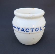 Ancien pot yaourt YACTOL